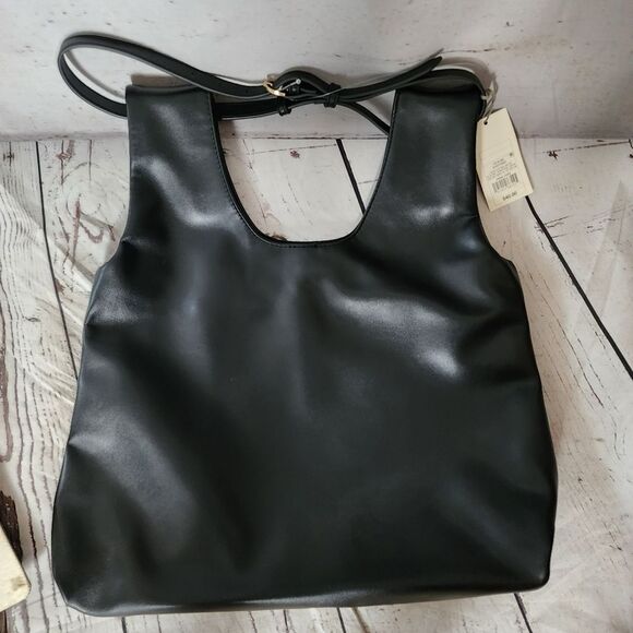  A New Day Large Black Tote Handbag NWT - Picture 3 of 6